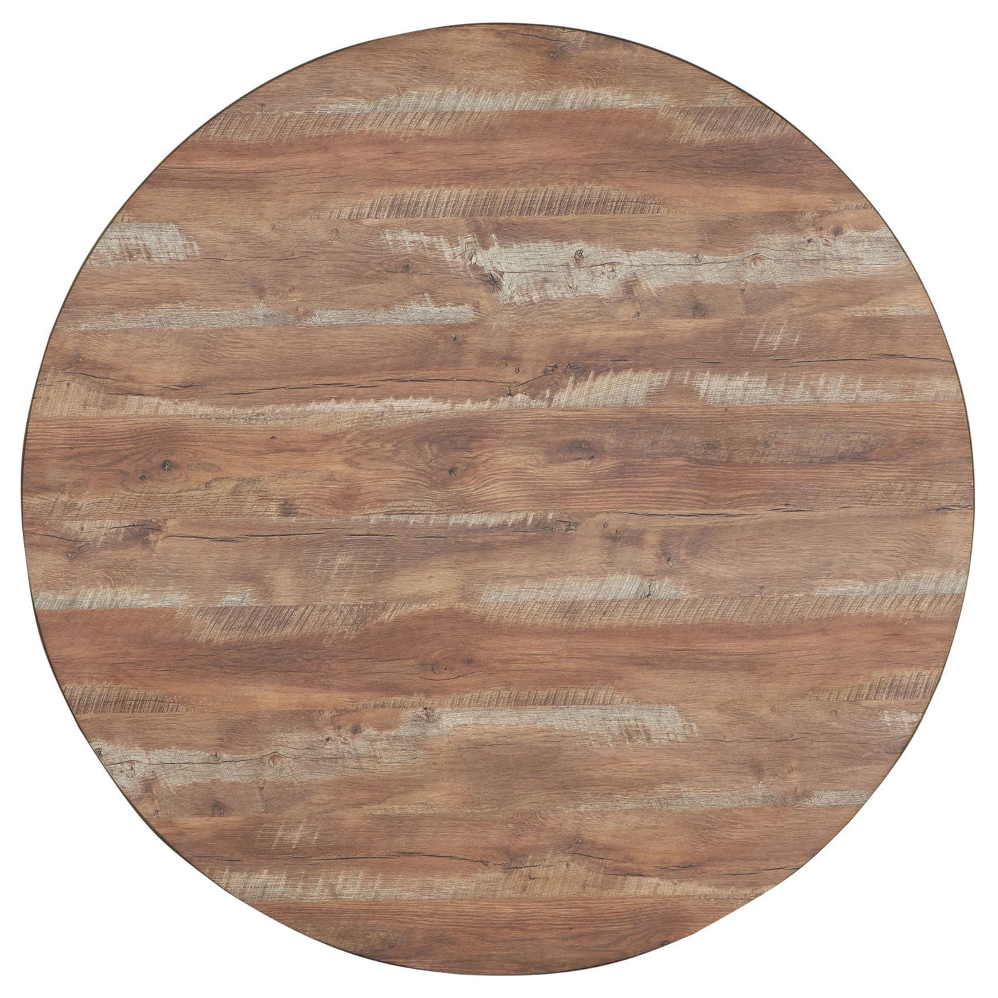 Gibson Round 50-inch Counter Height Dining Table Yukon Oak