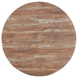 Gibson Round 50-inch Counter Height Dining Table Yukon Oak
