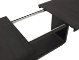 Leandro 78-inch Extension Dining Room Table Burnished Black