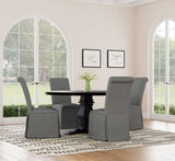 Florence Round 60-inch Wood Dining Table