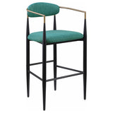 Tina Fabric Upholstered Bar Chair (Set of 2)