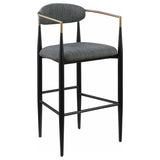 Tina Fabric Upholstered Bar Chair (Set of 2)