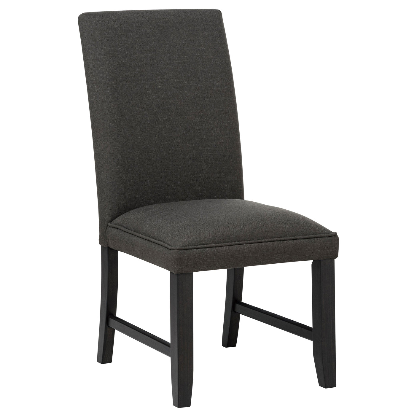 Berning Fabric Upholstered Parson Side Chair Salmon Orange (Set of 2)