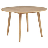 Andrews Round Wood Dining Room Table Set