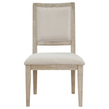 Trofello Cushioned Dining Side Chair White Washed (Set of 2)