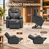 Serenity Power Lift Massage Recliner