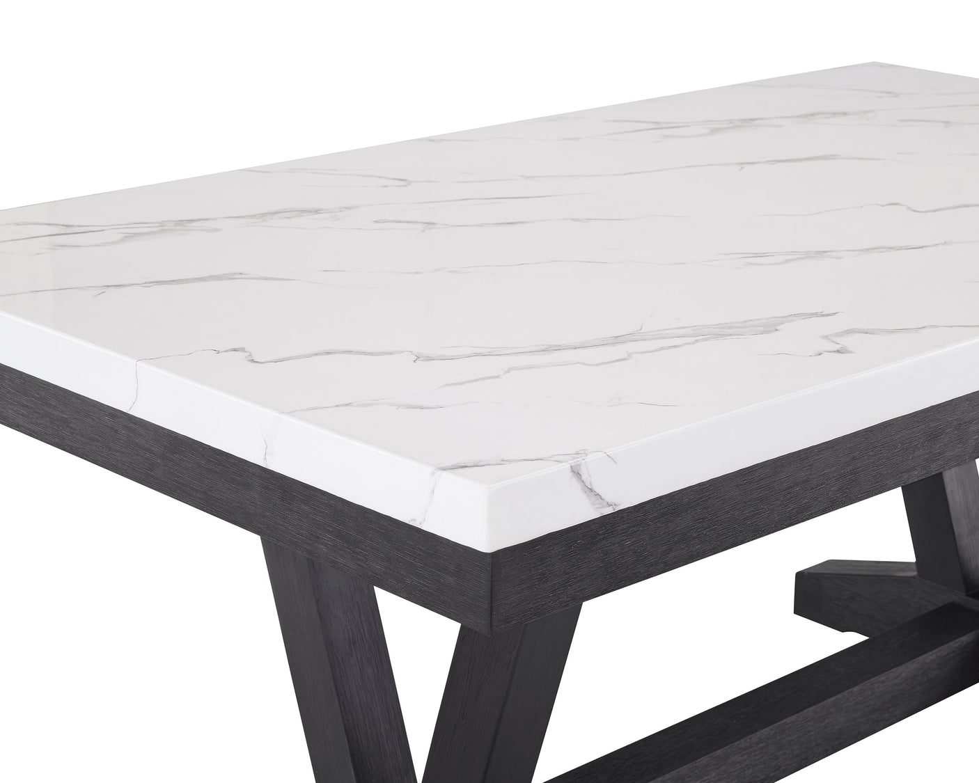 Vance Faux Marble Dining Table