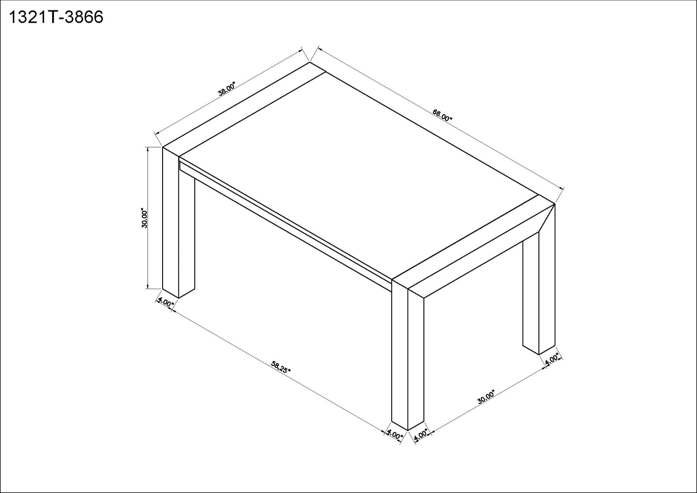 Hazel Genuine Marble Dining Table