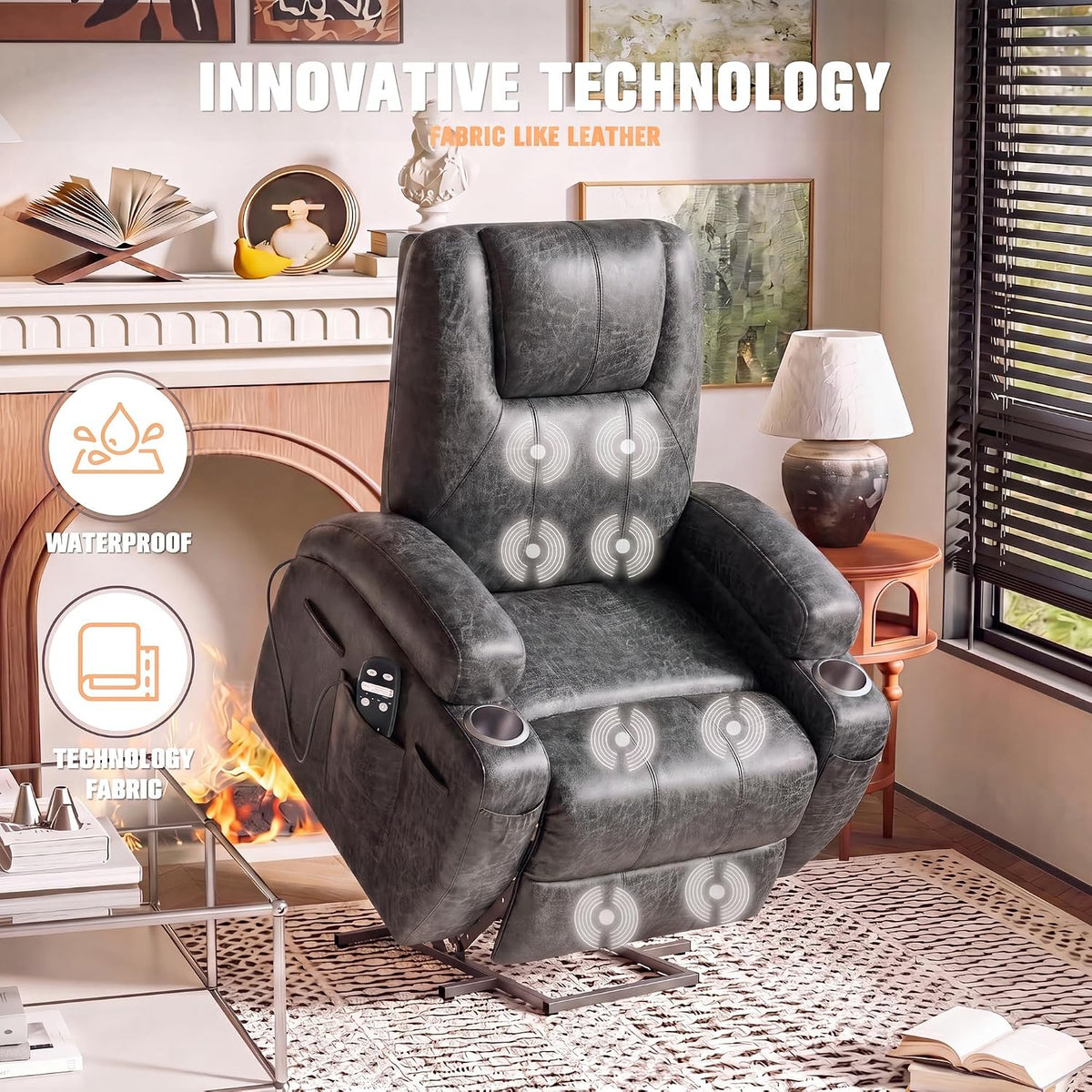 Serenity Power Lift Massage Recliner