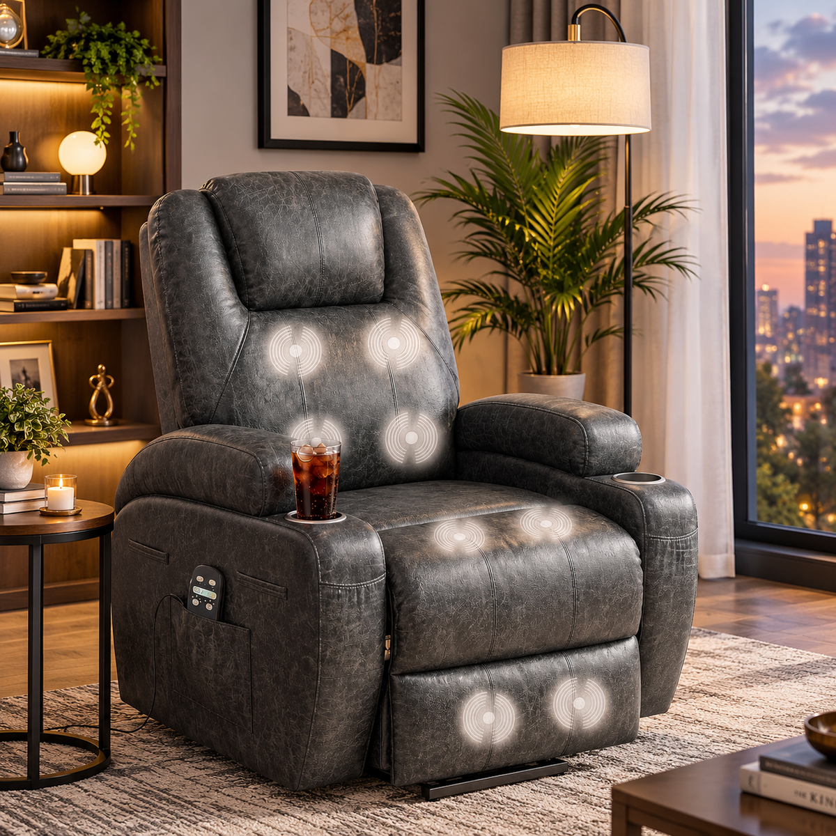 Serenity Power Lift Massage Recliner