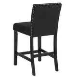 Lennon 5-Pk Counter Height Set Black