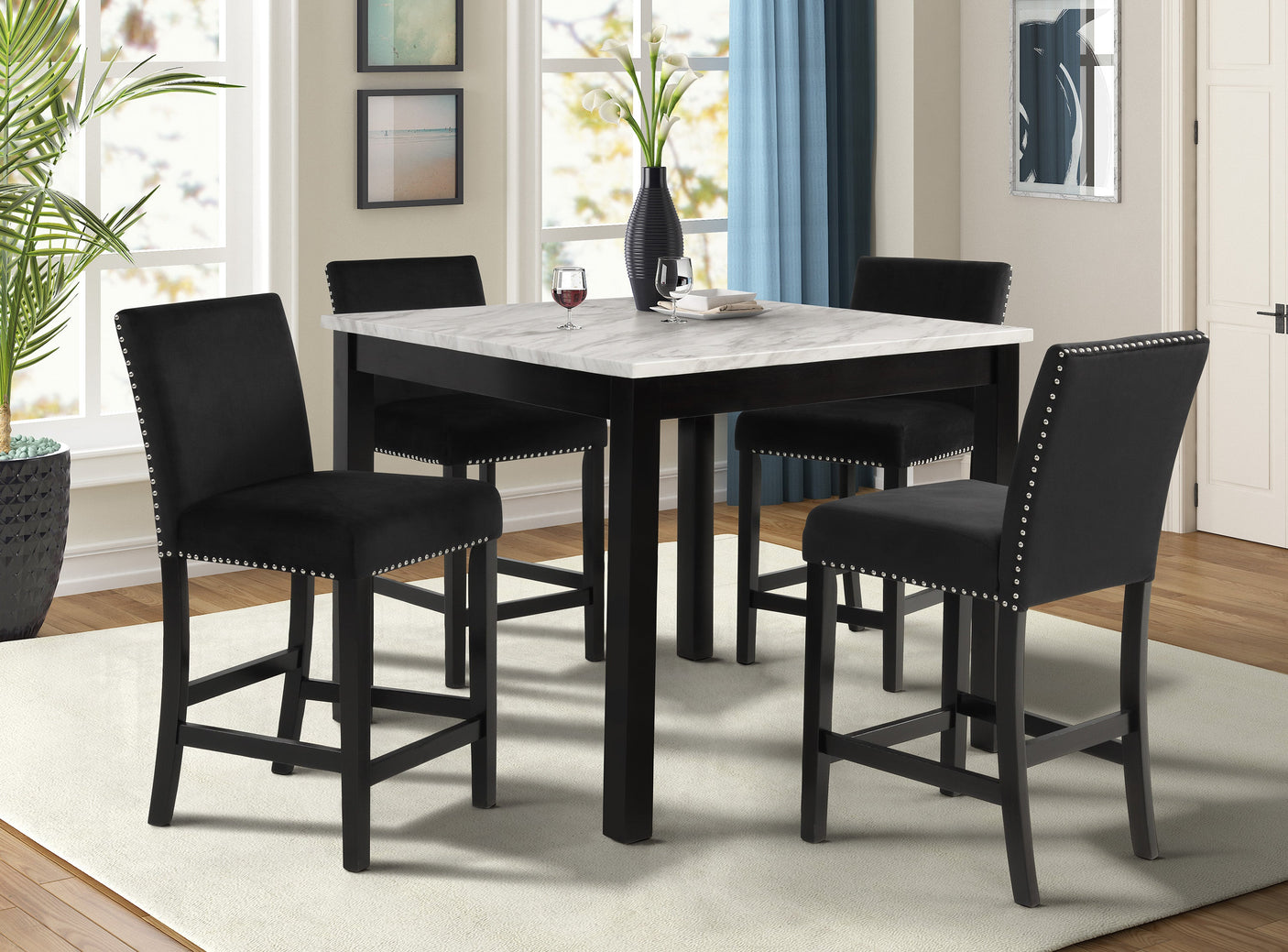 Lennon 5-Pk Counter Height Table