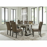 Jeshina Dining Table and 6 Chairs