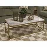 Manor Stone Rectangular Cocktail Table