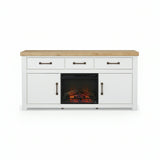 Savonport XL TV Stand w/Fireplace Option