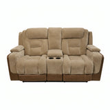 Ultimax Power Reclining Loveseat/Console/Adjustable Headrest
