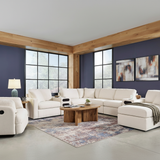 Modmax 5-Piece Double Storage Chaise Sectional with Audio Console
