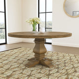 Florence Round 60-inch Wood Dining Table