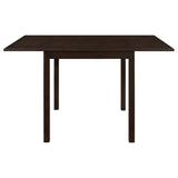 Kelso 3-piece Drop Leaf Dining Table Set Cappuccino and Tan