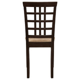 Kelso 3-piece Drop Leaf Dining Table Set Cappuccino and Tan