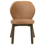 Randolph Dining Side Chair Butterscotch and Brown (Set of 2)