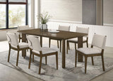 Ottowa Round Wood Dining Room Table Set Brown
