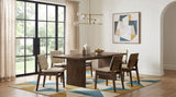 Decker 82-Inch Rectangular Dining Set Cream and