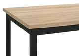 Garza 5-piece Space Saving Rectangular Dining Table Greige Oak