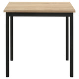 Garza Space Saving Rectangular Dining Table Greige Oak