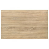 Garza 5-piece Rectangular Dining Table Greige Oak