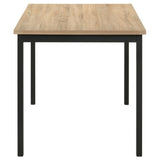 Garza Rectangular 48-inch Dining Table Greige Oak