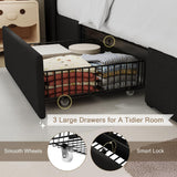 HavenLux Storage Bed