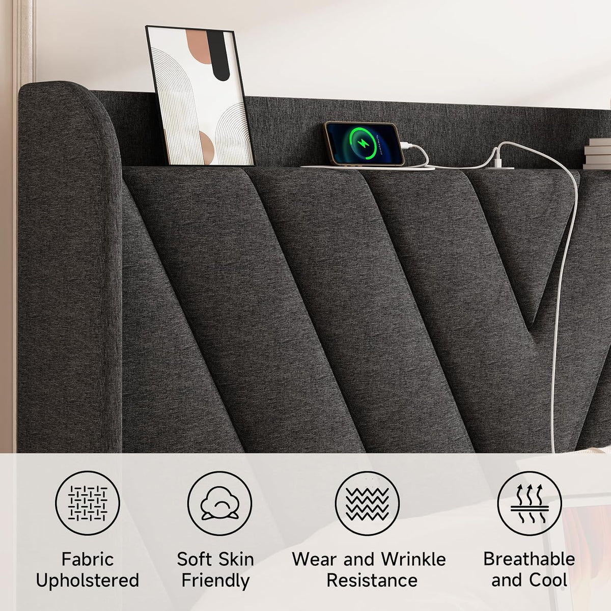 Arlo Queen Upholstered Bed