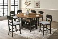 Oakly Counter Height Table w 4 Chairs