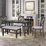 Emma Table w 4 Chairs & Bench