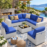 Dwight 8pc Patio Sectional