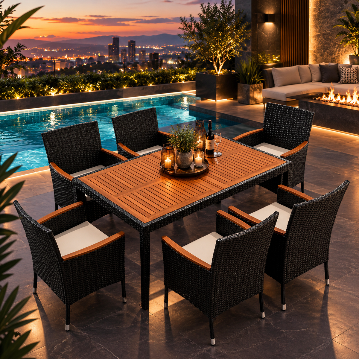 Ron Patio Dining Set