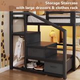 Dreamscape Twin Over Twin Bunk Bed