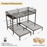 Milo Triple Bunk Bed