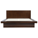 Jessica Wood LED Panel Bed
