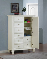 Sandy Beach 8-drawer Door Chest
