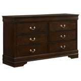 Louis Philippe 6-Drawer Dresser