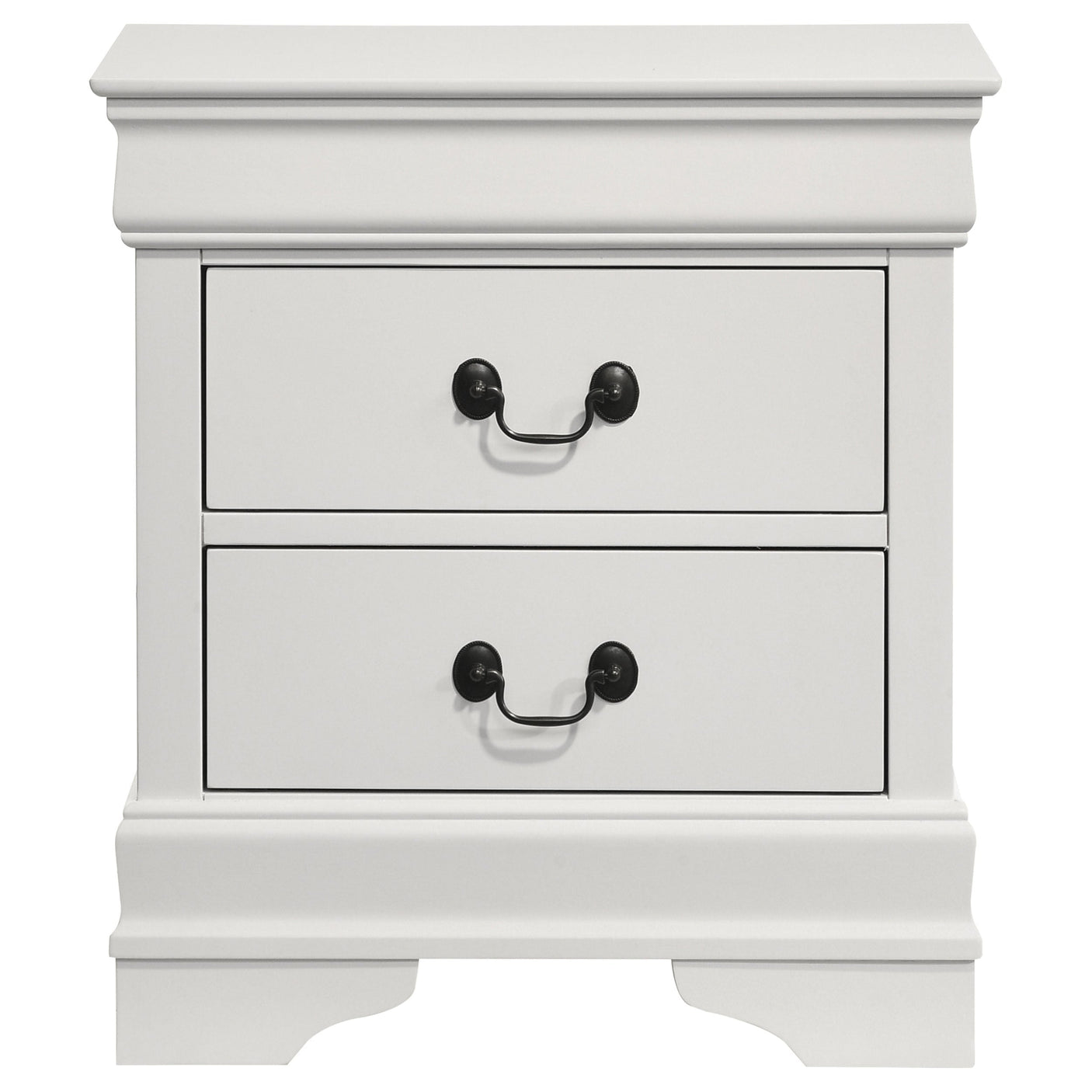 Louis Philippe 2-drawer Nightstand
