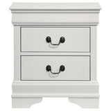 Louis Philippe 2-drawer Nightstand