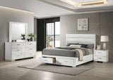 Felicity Platform Bedroom Set White