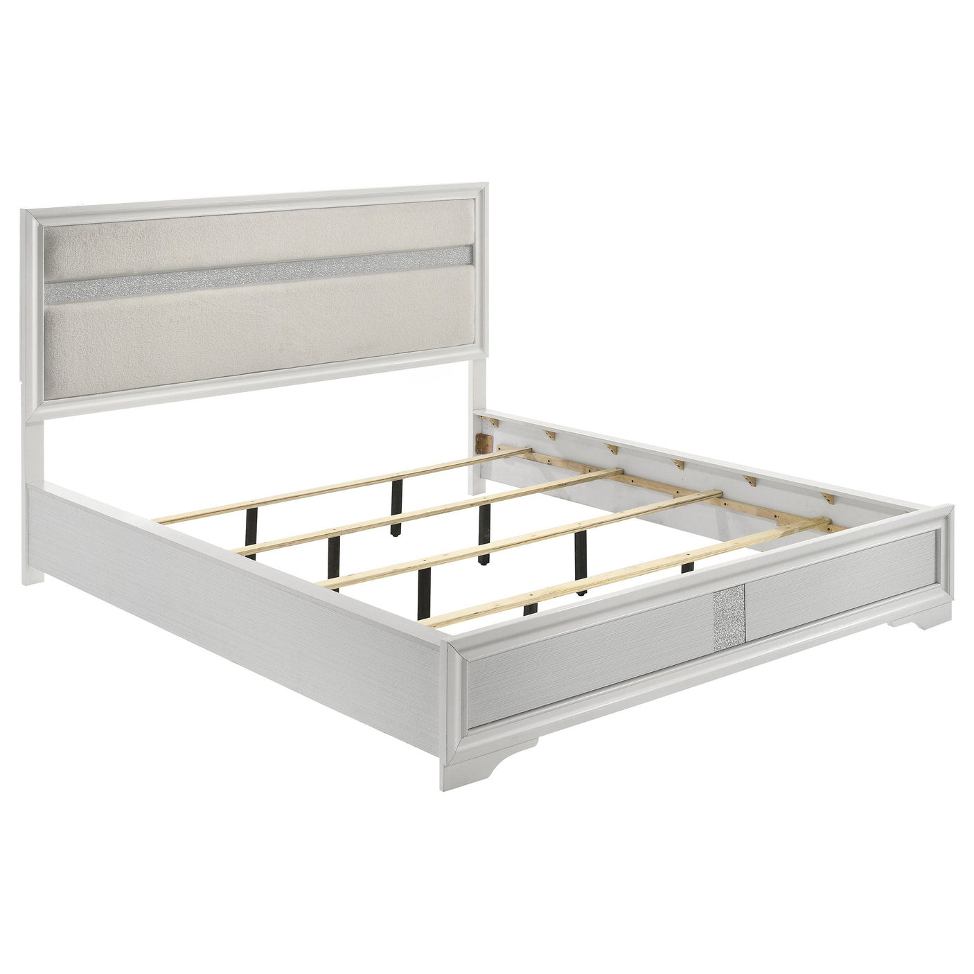 Miranda 54-Inch Upholstered Panel Bed