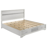 Miranda 51-Inch Wood Storage Panel Bed
