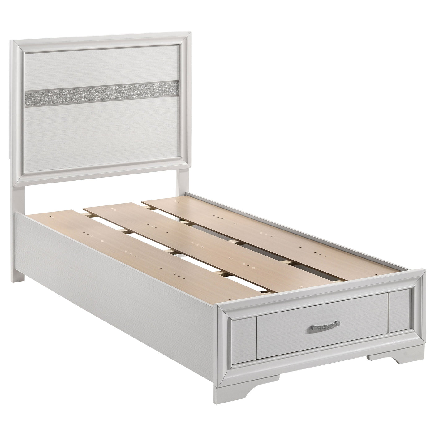 Miranda 51-Inch Wood Storage Panel Bed