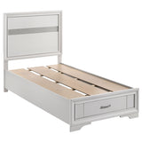 Miranda 51-Inch Wood Storage Panel Bed