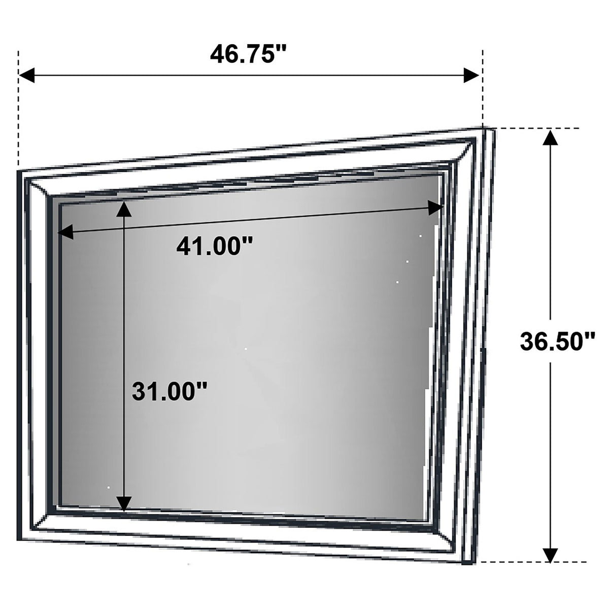 Barzini Dresser Mirrors